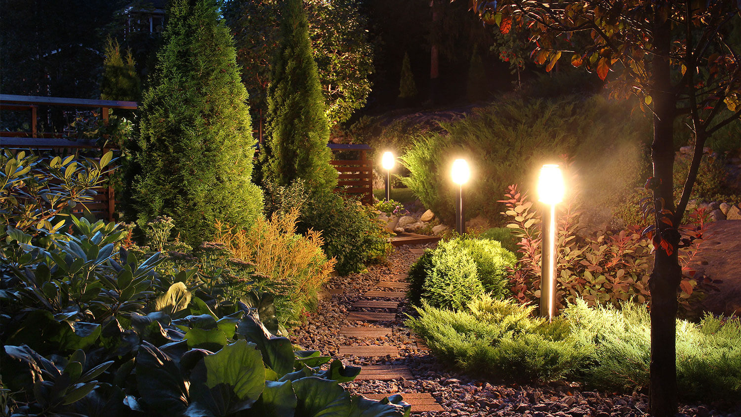 Licht im Garten - Gartengestaltung